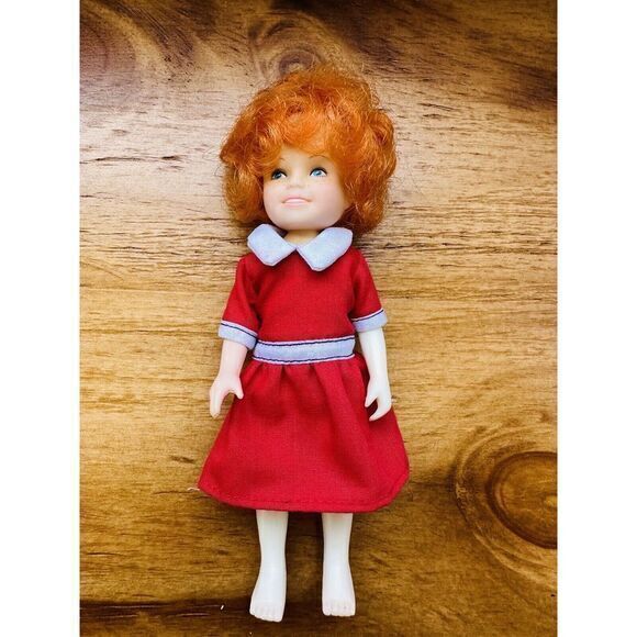 Other - Vintage 1982 Knickerbocker Anne Character‎ Girl Doll in Outfit 5.75" See Photos